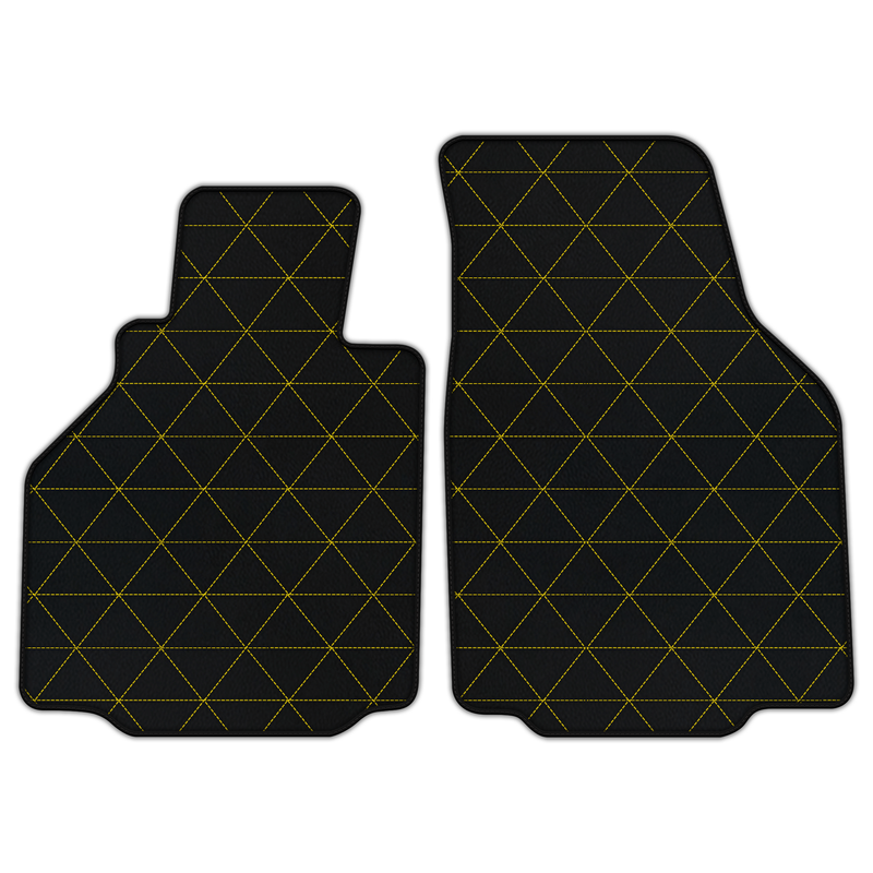 Customizable Leather Floor Mats with Triangle Pattern for Porsche 911 GT3 (996) 1999–2005