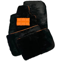 Various Colors of Sheepskin Floor Mats Tailored for the Lexus LC (2017-2024) - AutoWin