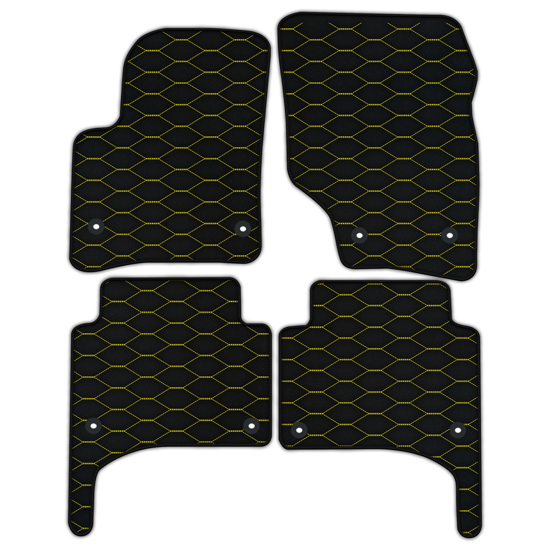 Custom Premium Leather Floor Mats for Porsche Cayenne (2003-2010)