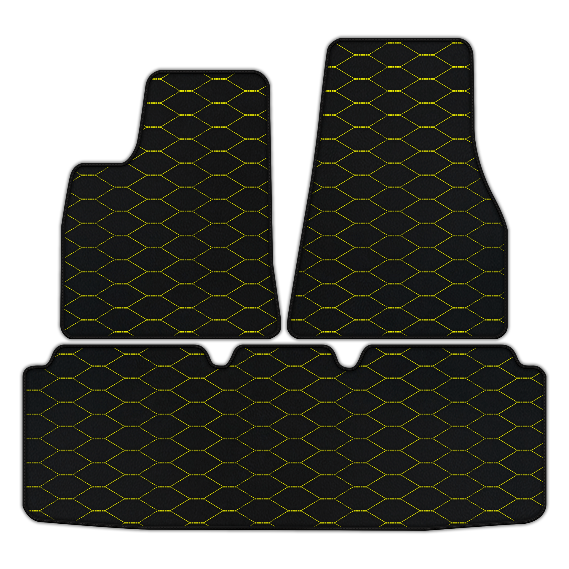 Custom Leather Floor Mats for Tesla Model S (2012-2023)
