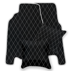 Premium Black Leather Floor Mats for Ferrari 458 Italia (2009-2015)