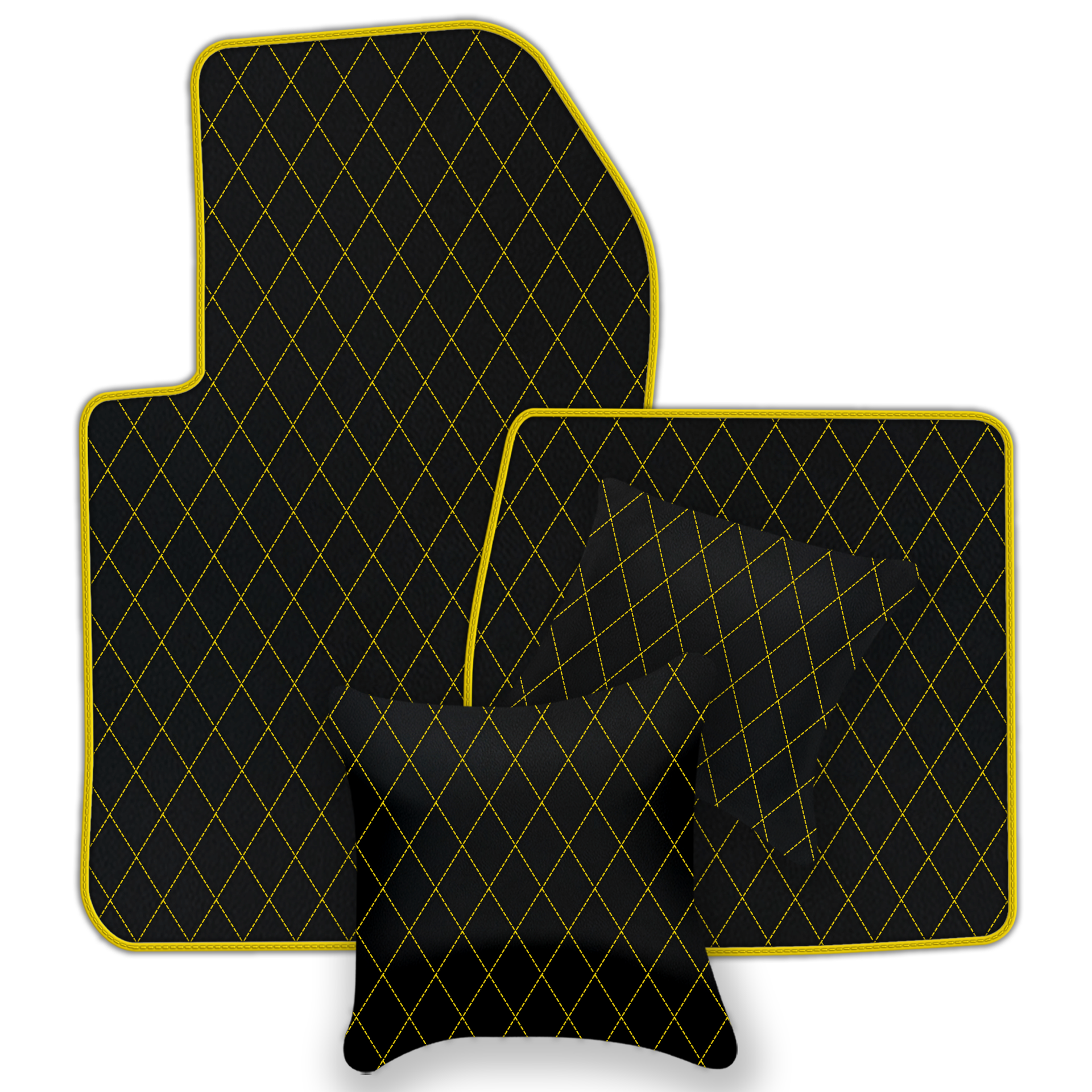 Tapis de voiture bleus pour Ferrari 599 Coupé 2006-2012 Édition Italienne - AutoWin