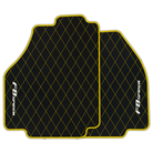 Premium Black Leather Floor Mats for Ferrari 456 (1992-2003)