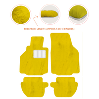 Premium Luxury Sheepskin Floor Mats for Ferrari Roma (2021-2024)