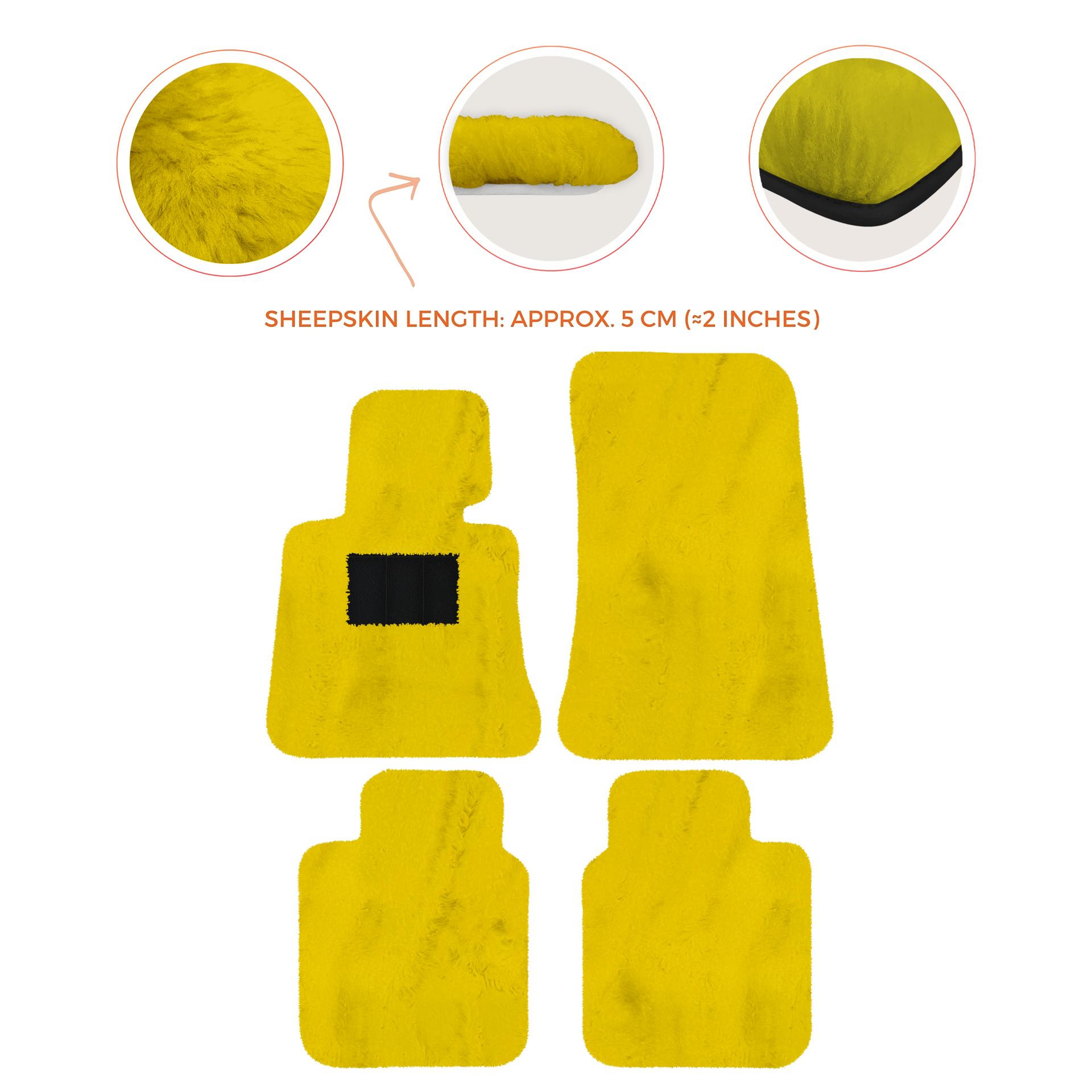 Luxury Sheepskin Floor Mats for Rolls-Royce Ghost Series I (2010-2014)