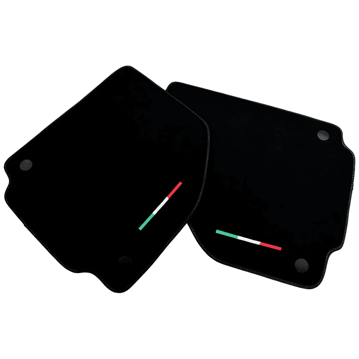 Alcantara Black Floor Mats For Ferrari 488 Spider (2016-2022) Italian Edition