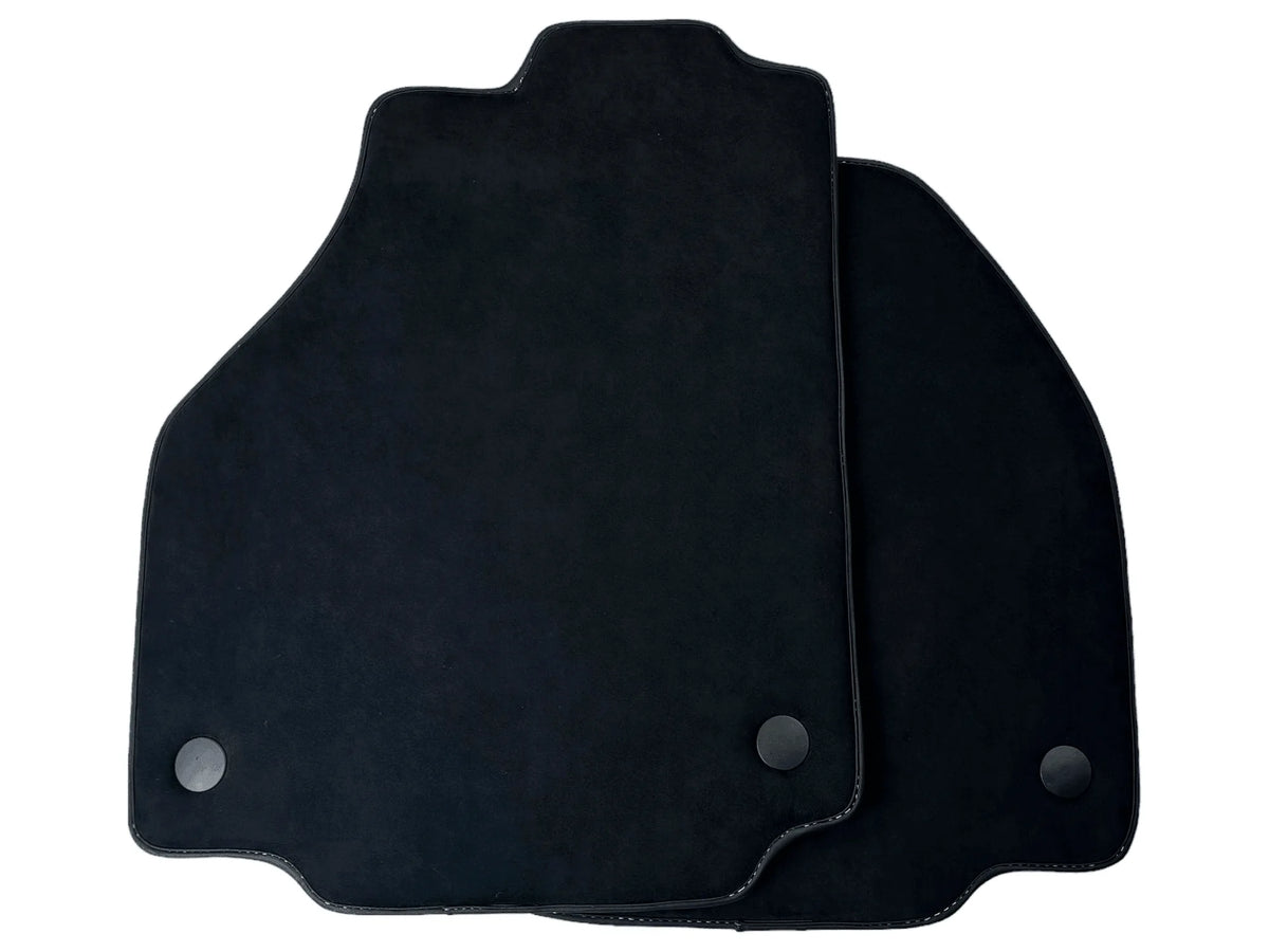 Alcantara Floor Mats for Ferrari 488 Spider 2016-2022 Yellow Sewing - AutoWin