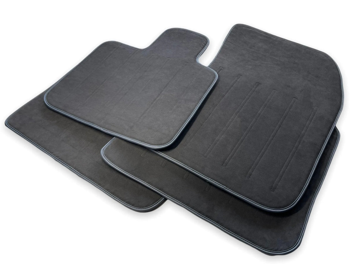 Alcantara Floor Mats For Rolls Royce Black Badge Ghost Series II (2021-2024) - AutoWin