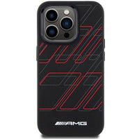 AMG Silicone Large Rhombuses Pattern MagSafe Hardcase for iPhone 15 Pro Max 6.7" - AutoWin