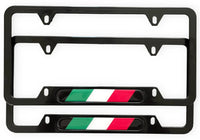 Autowin Number Plate Holder USA Standard Size Italy Flag - AutoWin