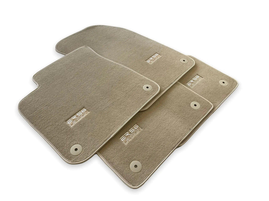 Beige Floor Mats for A6 - C8 Avant (2018-2023) | ER56 Design - AutoWin