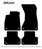 Beige Floor Mats for Audi A4 - B9 Allroad Quattro (2016-2020) | ER56 Design - AutoWin