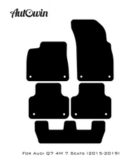Beige Floor Mats for Audi Q7 4M (2015-2019) | ER56 Design - AutoWin