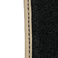 Beige Floor Mats for Bentley Bentayga (2015-2023) with Leather - AutoWin