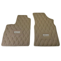 Beige Floor Mats for Bentley Continental GT (2011–2018) with Leather | ER56 Design - AutoWin