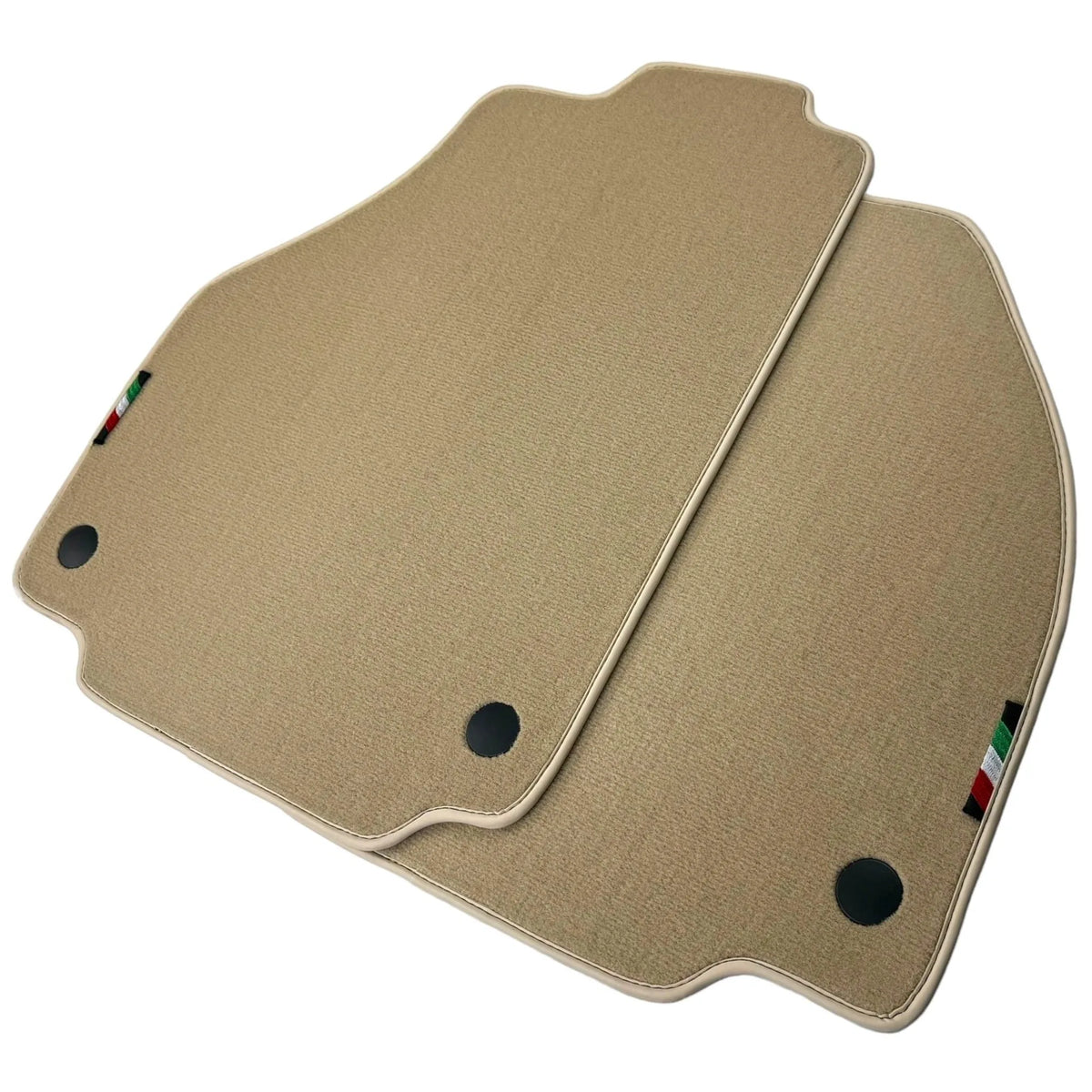 Beige Floor Mats for Ferrari 488 GT2 (2016-2022) | Italian Edition