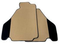 Beige Floor Mats For Ferrari F430 2004-2009 With Alcantara Leather - AutoWin