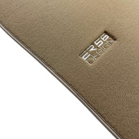 Beige Floor Mats For Mercedes-Benz SL-Class R230 (2001-2009) - AutoWin