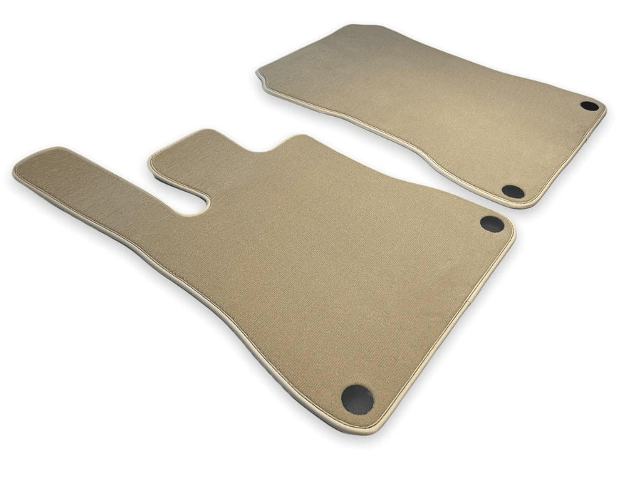 Beige Floor Mats For Mercedes-Benz SLC R172 (2016-2023) - AutoWin