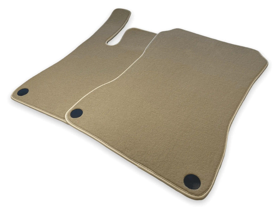 Beige Floor Mats For Mercedes-Benz SLC R172 (2016-2023) - AutoWin
