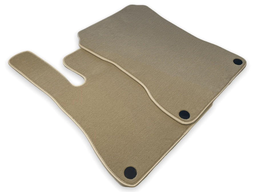 Beige Floor Mats For Mercedes-Benz SLC R172 (2016-2023) - AutoWin