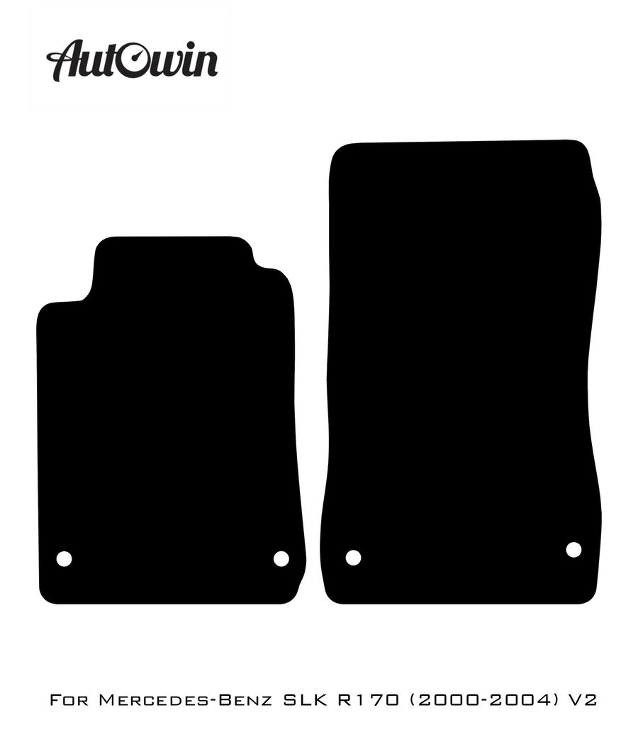 Beige Floor Mats For Mercedes-Benz SLK R170 (2000-2004) - AutoWin