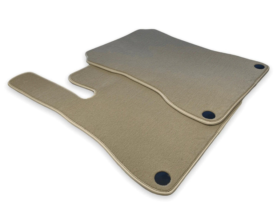 Beige Floor Mats For Mercedes-Benz SLK R172 (2011-2023) - AutoWin