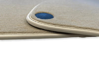 Beige Floor Mats For Mercedes-Benz SLK R172 (2011-2023) - AutoWin
