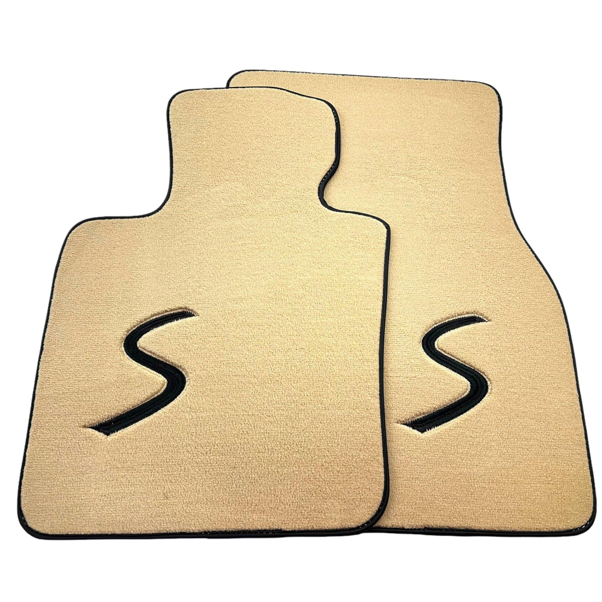 Beige Floor Mats for Mini Cooper / One R53 (2001-2007) Cooper S - AutoWin