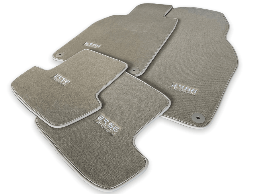 Beige Floor Mats for Porsche 911 - 992 (2019-2024) | ER56 Design - AutoWin