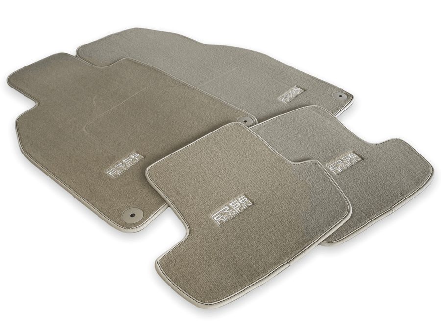 Beige Floor Mats for Porsche Panamera (2009-2016) | ER56 Design - AutoWin