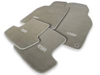 Beige Floor Mats for Porsche Taycan (2019-2023) | ER56 Design - AutoWin