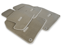 Beige Floor Mats for Porsche Taycan (2019-2023) | ER56 Design - AutoWin