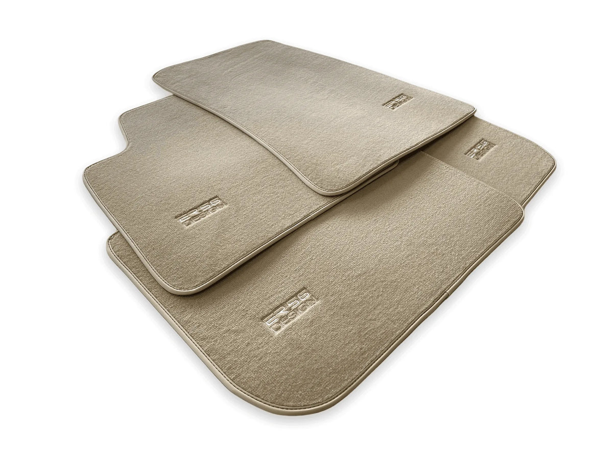 Beige Floor Mats for Rolls Royce Phantom VIII (2017-2024) ER56 Design