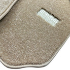 Beige Luxury Floor Mats for Mercedes Benz C-Class S206 Wagon (2021-2023) Hybrid | ER56 Design - AutoWin