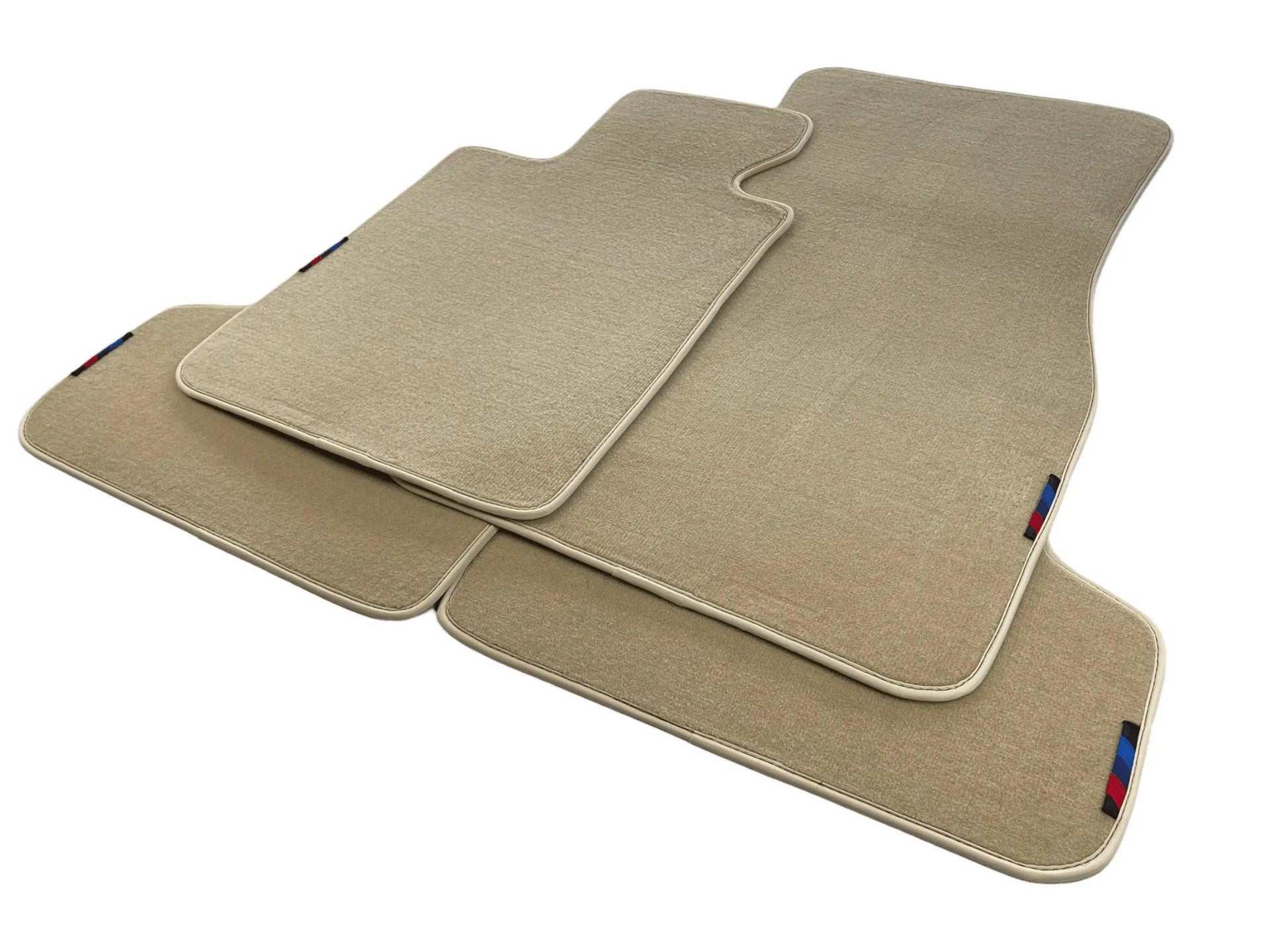 Beige Mats For BMW 5 Series E28 Sedan With M Package - AutoWin