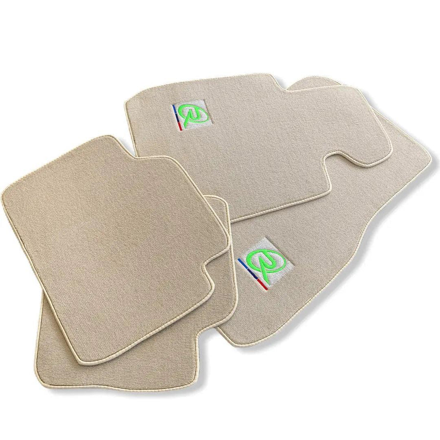 Beige Mats For BMW 5 Series E61 Wagon Tailored Set Perfect Fit - AutoWin