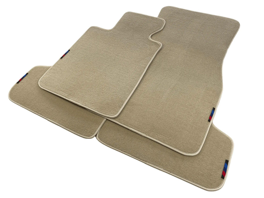 Beige Mats For BMW 5 Series E61 Wagon With M Package - AutoWin