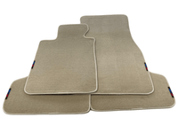 Beige Mats For BMW G60 (2023-2026) Sedan With M Package - AutoWin