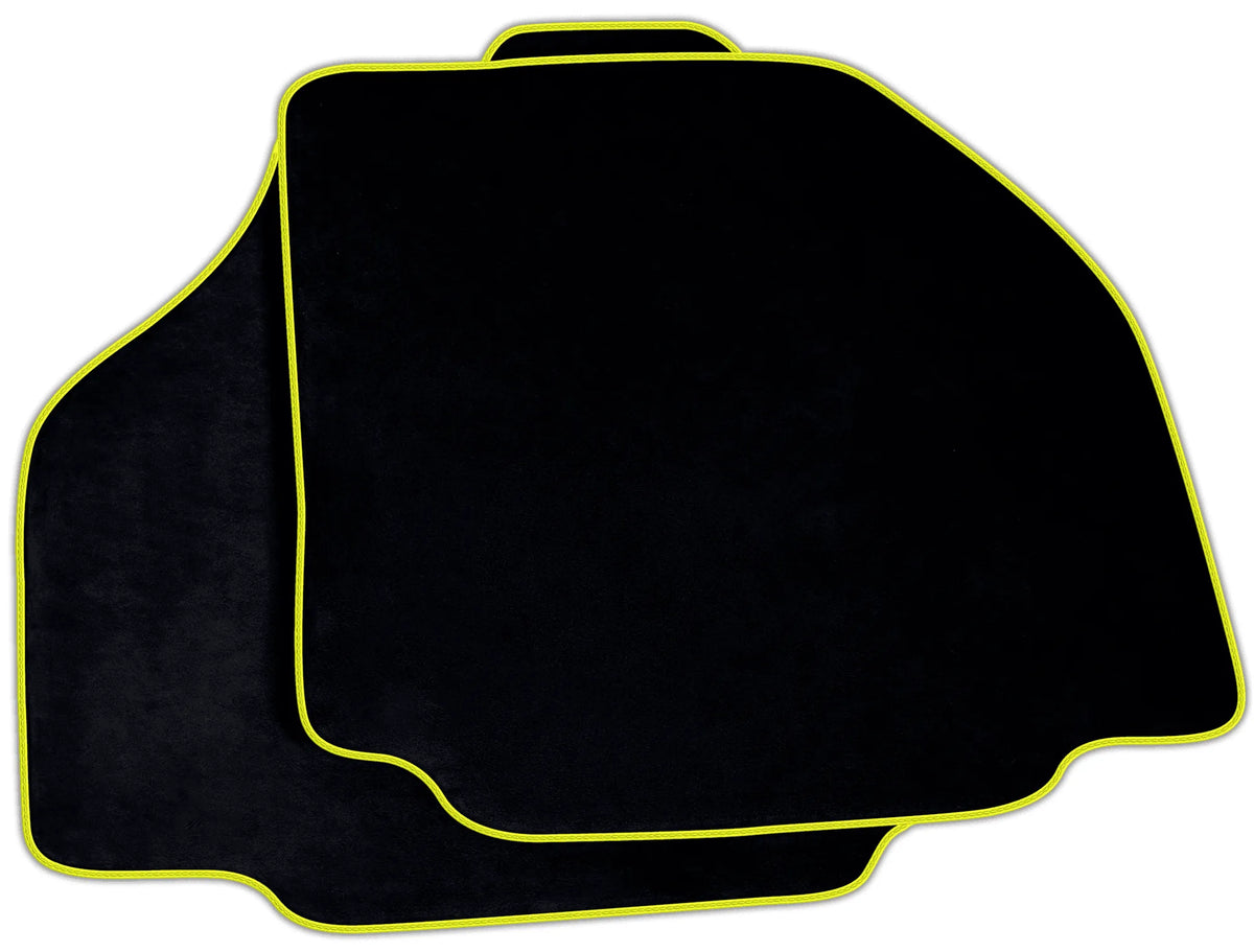 Black Alcantara Floor Mats for Ferrari 458 Speciale (2012-2015) | Various Trim Colors