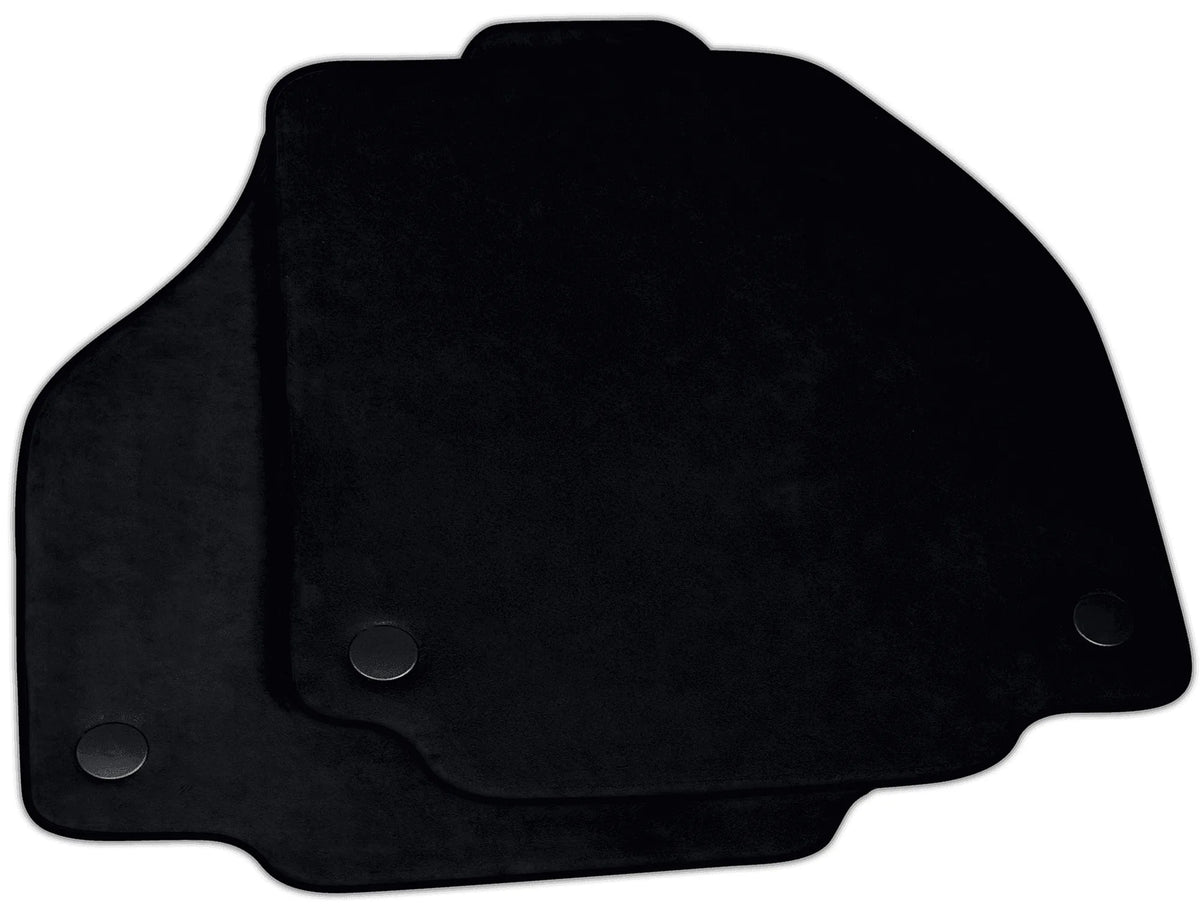 Black Alcantara Floor Mats for Ferrari 488 GTB | Various Trim Colors