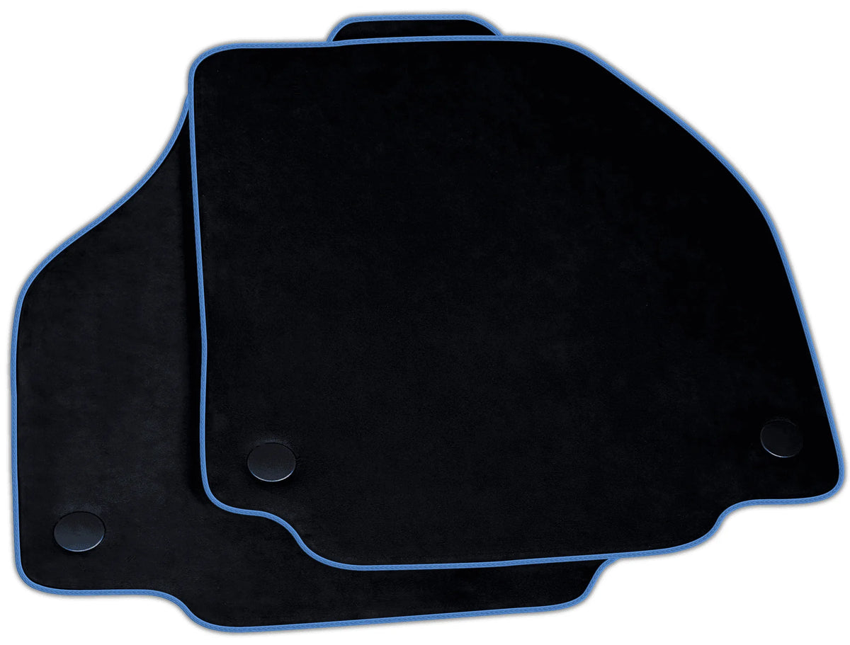 Black Alcantara Floor Mats for Ferrari 488 GTB | Various Trim Colors