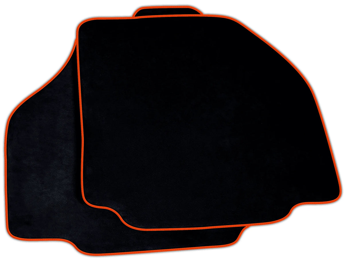 Black Alcantara Floor Mats for Ferrari 488 Pista Spider | Various Trim Colors