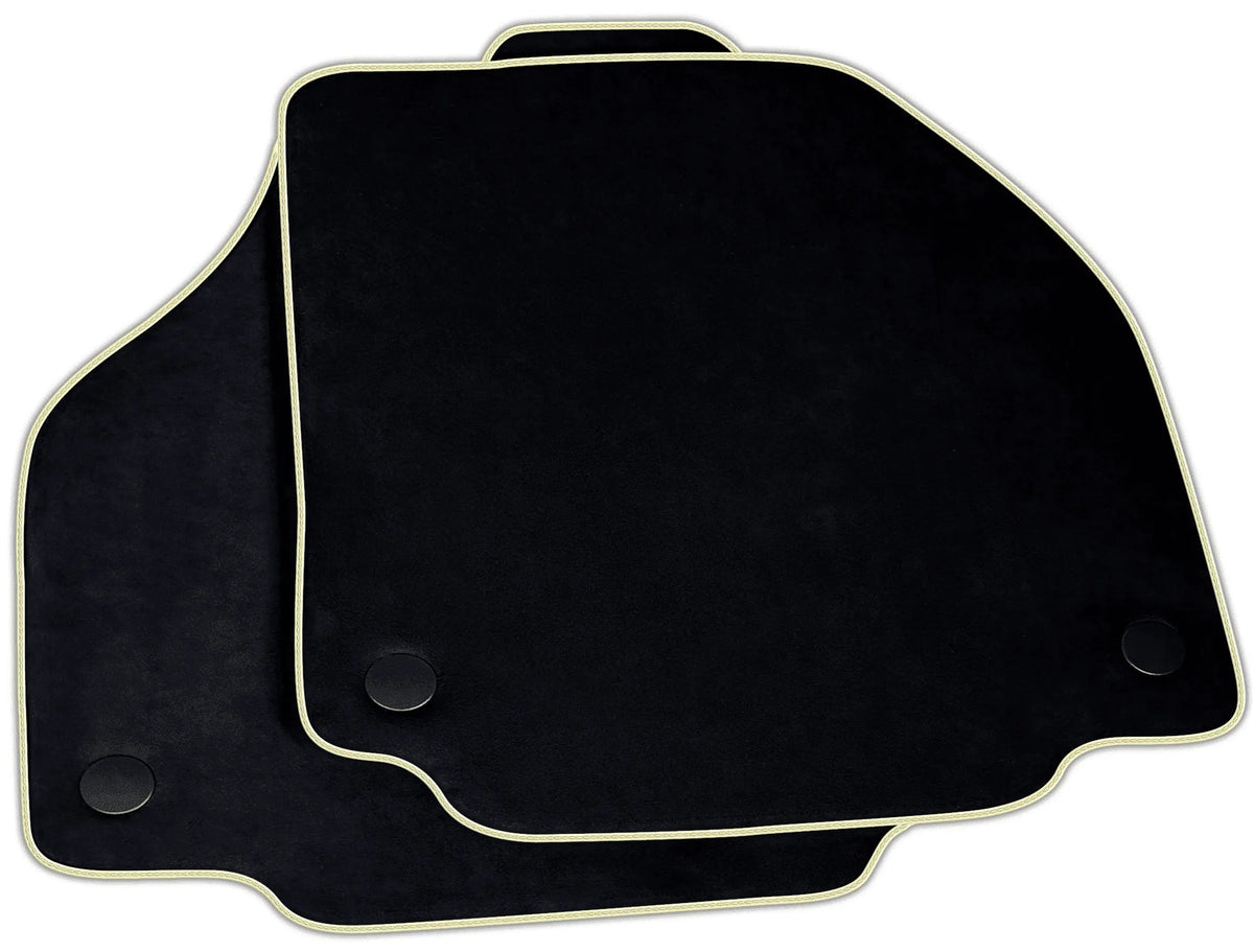 Black Alcantara Floor Mats for Ferrari 488 Spider | Various Trim Colors