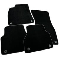 Black Floor Mats For A6 - C8 Sedan (2018-2023) - AutoWin