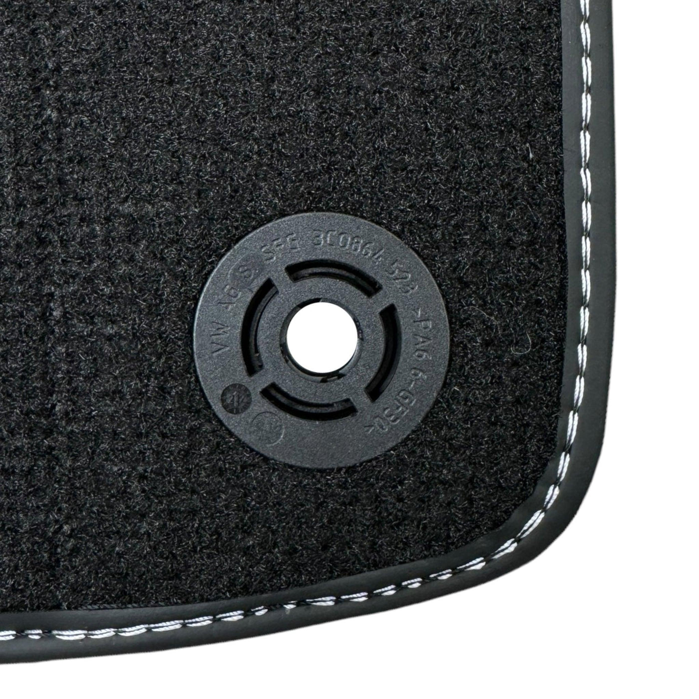 Black Floor Mats for Aston Martin DB11 (2016–2023) with Leather - AutoWin