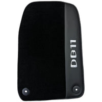 Black Floor Mats for Aston Martin DB11 (2016–2023) with Leather - AutoWin