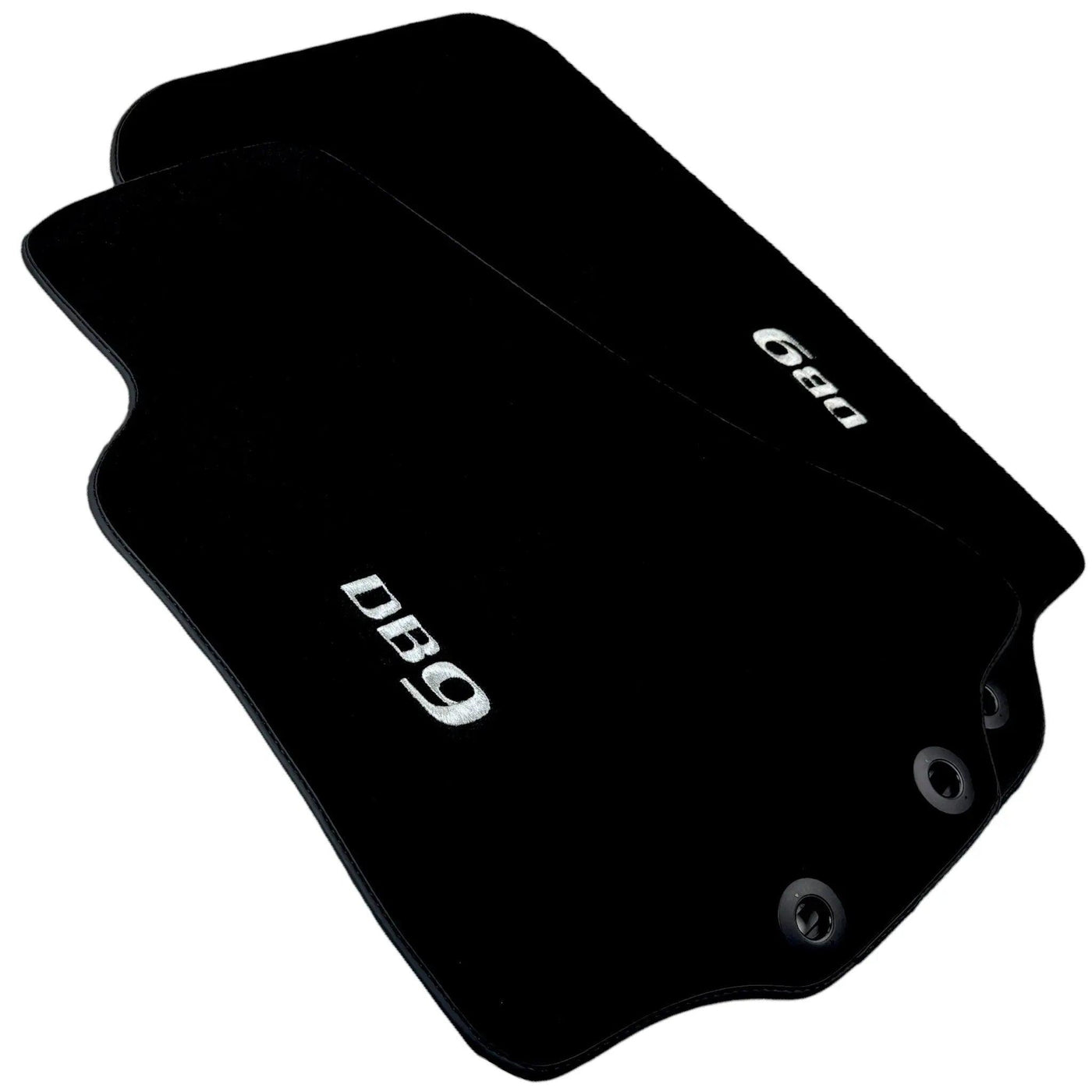 Black Floor Mats for Aston Martin DB9 Volante (2004-2016) Convertible - AutoWin