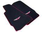 Black Floor Mats For Aston Martin DB9 (2004-2016) Red Trim - AutoWin