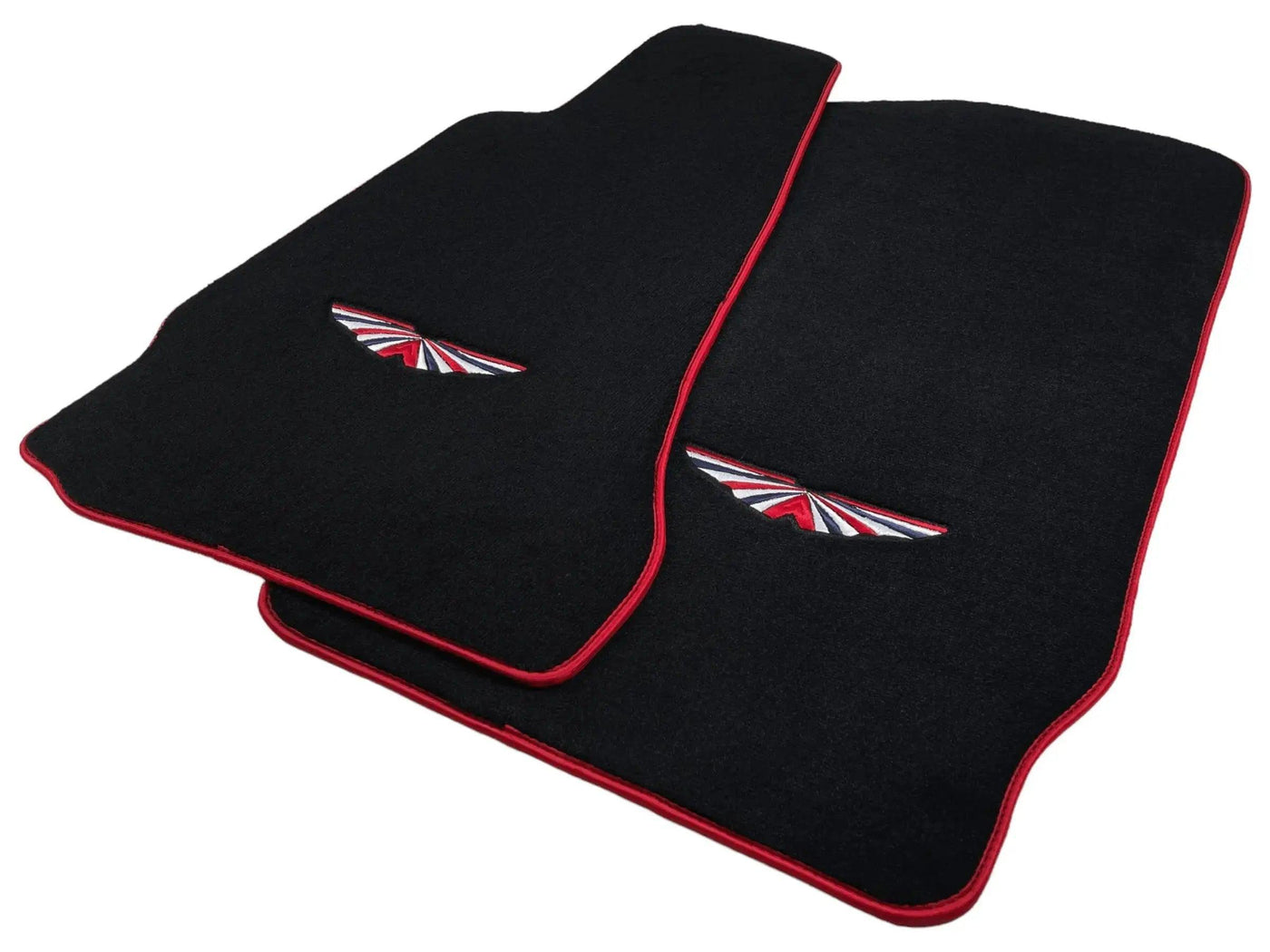 Black Floor Mats For Aston Martin DBX (2020– 2023) | Red Trim - AutoWin